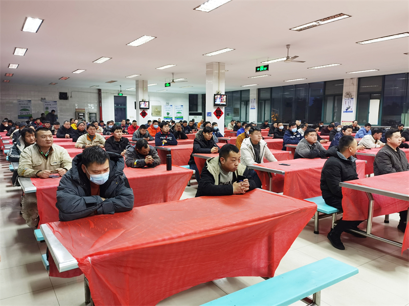 豪门国际官网组织2022春节外地员工  集体年夜饭